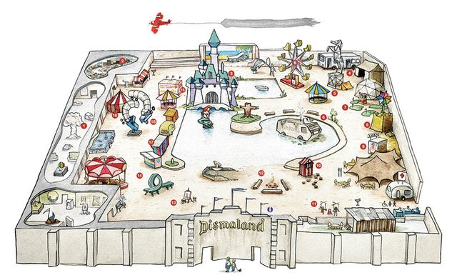 画像: プラン図 http://www.dismaland.co.uk