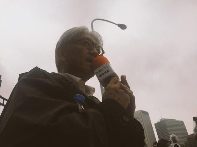 画像: 坂本龍一 SEALDs Twitterより
