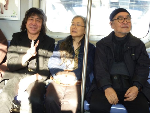 画像: Mark Higashino, a friend in NYC and Masayoshi Sukita photo: 2009 tomoyakumagai