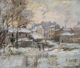 画像: クロード・モネ ≪雪の効果、日没≫ 1875年 Musée Marmottan Monet, Paris © Bridgeman-Giraudon