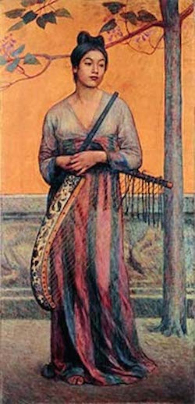 画像: 藤島武二 《天平の面影》 1902年 石橋財団石橋美術館 重要文化財(展示期間 10月31日~12月27日)