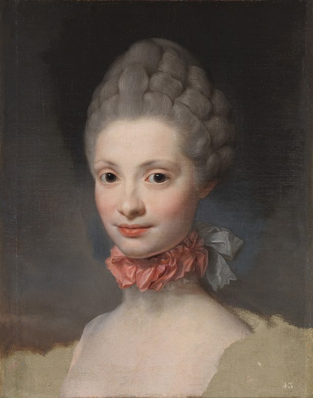 画像: アントン・ラファエル・メングス《マリア・ルイサ・デ・パルマ》 1765年 油彩・カンヴァス 48×38cm プラド美術館蔵