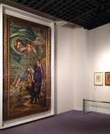 画像: 左:エドワード・コーリー・バーン=ジョーンズ 《スポンサ・デ・リバノ(レバノンの花嫁)》 1891年 水彩、グワッシュ・紙 © Courtesy National Museums Liverpool, Walker Art Gallery