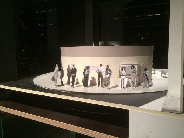 画像: 舞台デザインのクラス:デザイン模型の一部