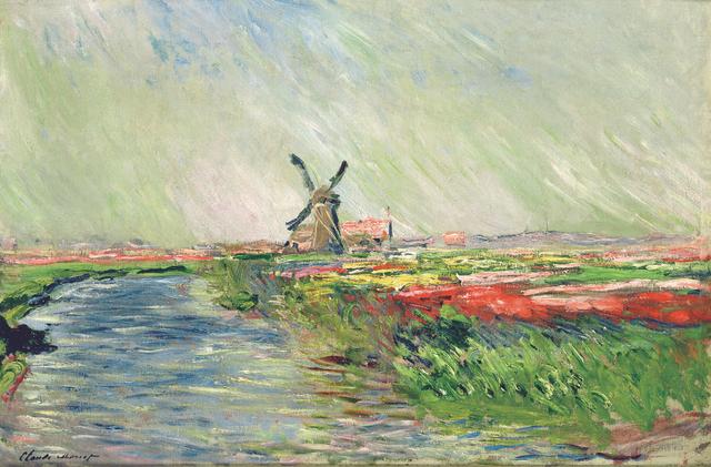 画像: クロード・モネ 《オランダのチューリップ畑》 1886年 Musée Marmottan Monet, Paris © Bridgeman-Giraudon