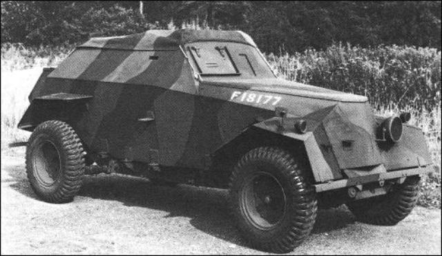 画像: ダンケルクからの脱出時に活躍したハンバレット(ハンバー・ライト・アーマード・カー )/ Humber light armored car: Humberette www.classiccarcatalogue.com