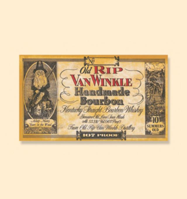 画像: Old Rip Van Winkle Handmade Bourbon oldripvanwinkle.com