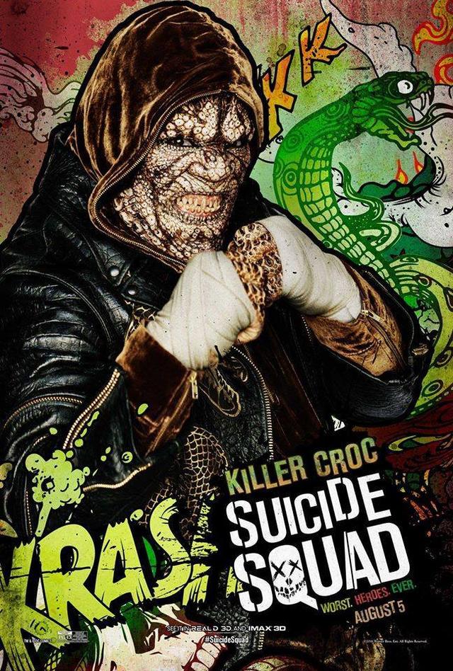 画像: キラー・クロック – アドウェール・アキノエ=アグバエ https://www.facebook.com/SuicideSquad/