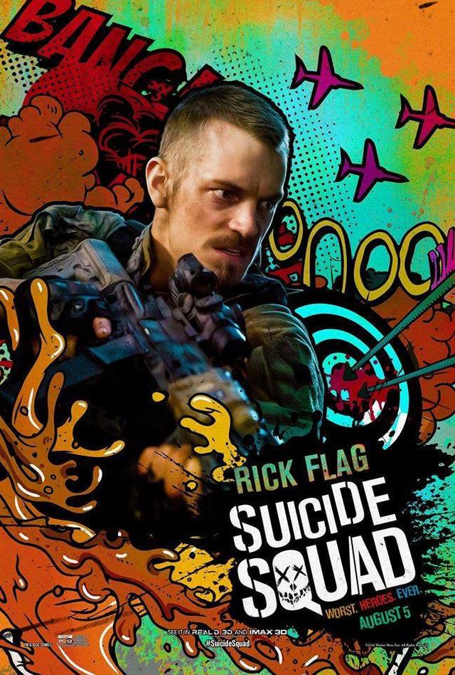 画像: リック・フラッグ – ヨエル・キナマン https://www.facebook.com/SuicideSquad/