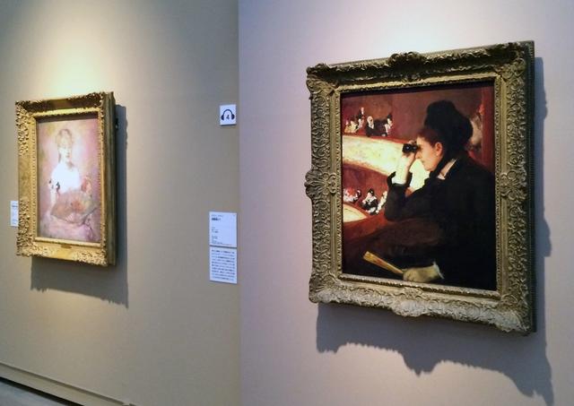 画像: 右手前:メアリー・カサット《桟敷席にて》1878年 油彩、カンヴァス、ボストン美術館蔵 photo©cinefil