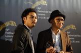 画像: ロカルノにて 真利子哲也監督と主演の柳楽優弥