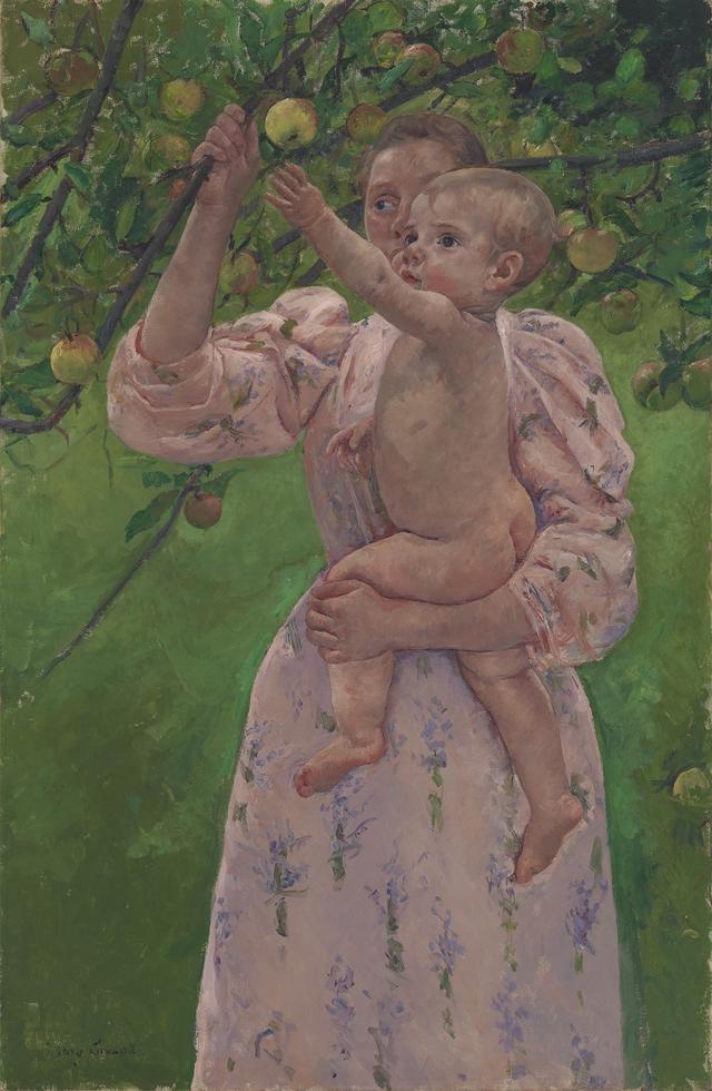 画像: 《果実をとろうとする子ども》1893年 油彩、カンヴァス 100.3×65.4cm ヴァージニア美術館蔵 Virginia Museum of Fine Arts, Richmond, Gift of Ivor and Anne Massey, 75.18 Photo: Travis Fullerton © Virginia Museum of Fine Arts