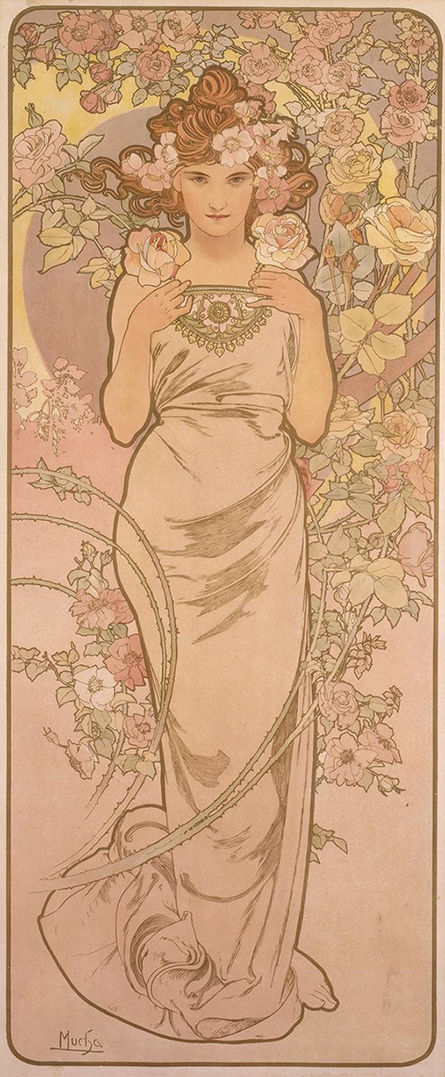 画像: 《四つの花「バラ」》 1897年 堺市