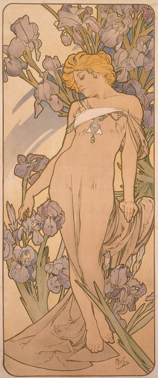 画像: 《四つの花「アイリス」》 1897年 堺市