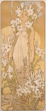画像: 《四つの花「ユリ」》 1897年 堺市
