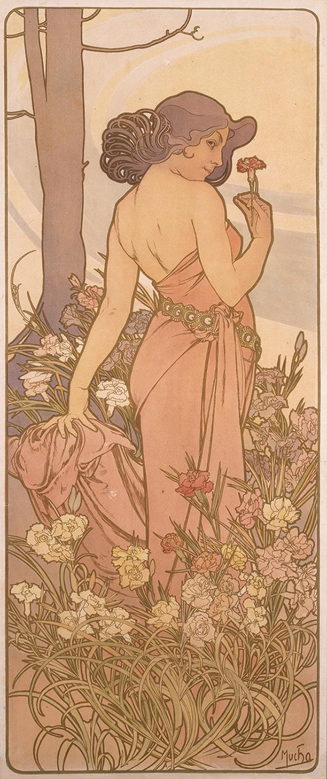 画像: 《四つの花「カーネーション」》 1897年 堺市