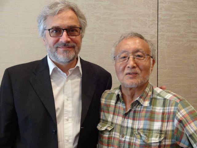 画像: 筆者とマイケル・ドゥ・ヴィット監督