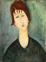 画像: 「女の肖像」 アメデオ・モディリアーニ 1917-1920 City of Detroit Purchase