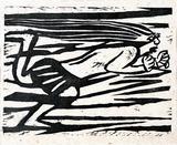 画像: 《華厳譜》「風神の柵」昭和11(1936)年 棟方志功記念館蔵