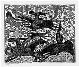 画像: 《華狩頌》昭和29年(1954)年 青森市蔵(棟方志功記念館寄託)