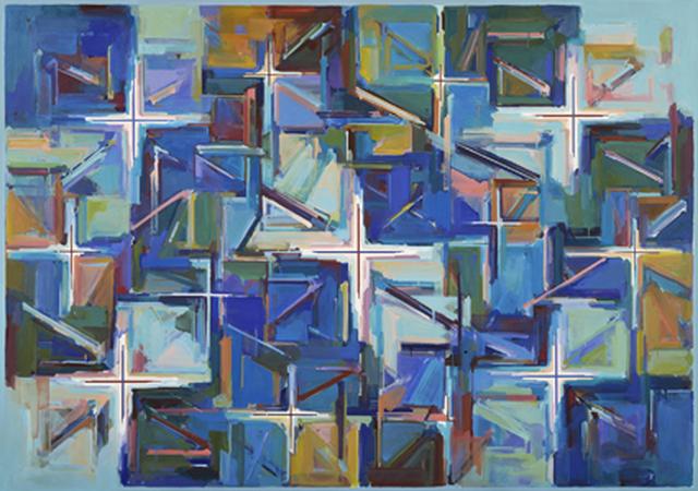 画像: 《Work F.116》1992年 油彩・キャンバス 182×259㎝