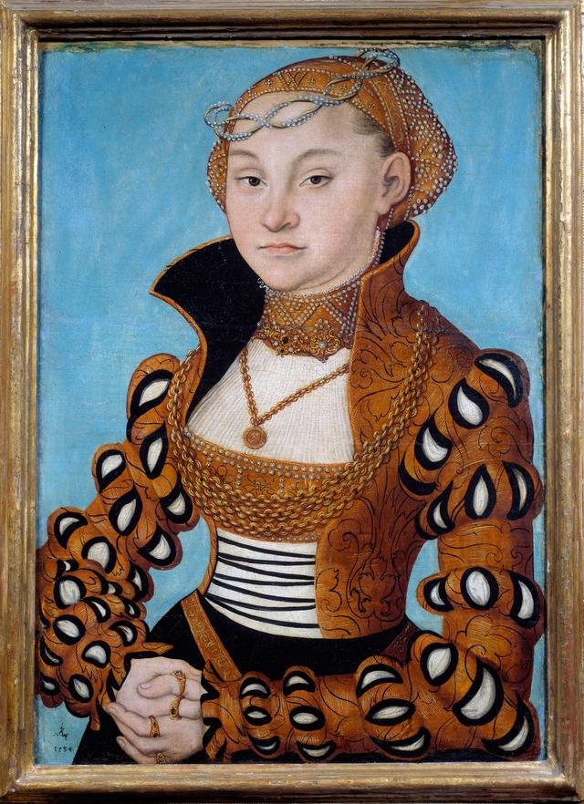 画像: ルカス・クラーナハ(父) 《ザクセン公女マリア》 1534年 リヨン美術館 © Photo Josse/ Scala, Florence