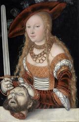 画像: ルカス・クラーナハ(父) 《ホロフェルネスの首を持つユディト》 1525/30年頃 ウィーン美術史美術館 © KHM-Museumsverband