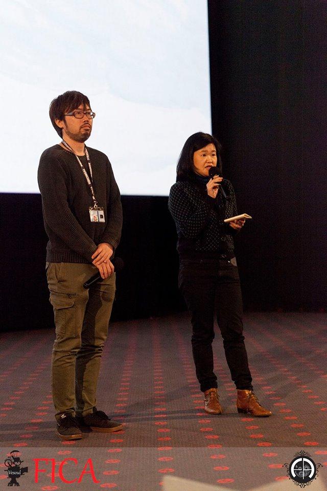 画像: ©Frederic AMBROISINE 映画祭 Q&Aでの春本雄二郎監督