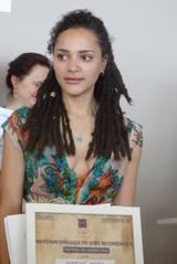画像: エキュメニック賞を代理授賞した『アメリカン・ハニー』の主演女優サシャ・レーン Photo by Yoko KIKKA