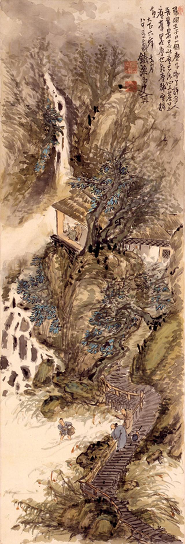 画像: 富岡鉄斎 掃蕩俗塵図 全図 大正6年(1917)