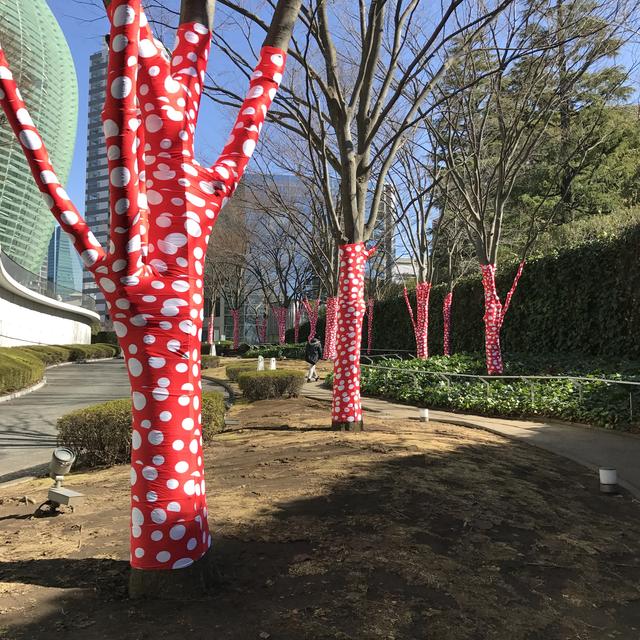 画像: 西門からのアプローチは樹木も点々模様。 photo©cinefil