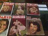 画像: 1930年代のフランスのエロティック雑誌。『PARIS Magazine』などはとくに稀少