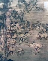 画像: 雪村周継《竹林七賢酔舞図》(部分) メトロポリタン美術館蔵 なんとも生き生きしています。 photo©cinefil