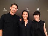 画像: 右より寺島しのぶ、平栁敦子監督、ジョシュ・ハートネット