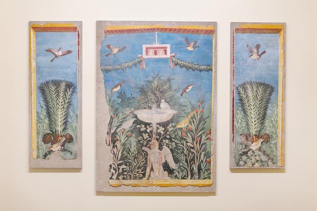 画像: 「庭園図」(ていえんず) ローマ 1世紀 フレスコ 縦139.7-162.9cm