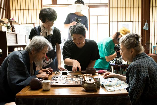 画像: 『モリのいる場所』メイキング写真 山﨑努、樹木希林、沖田監督 (c)2017「モリのいる場所」製作委員会
