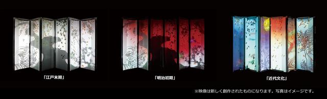 画像: 新作「大政奉還屏風絵図」※イメージ画像 写真提供:Art Aquarium