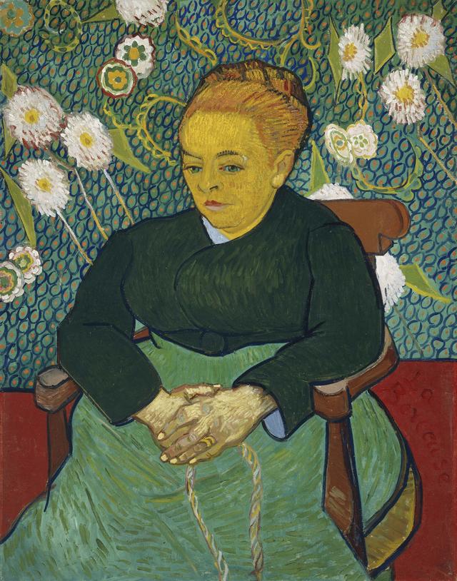 画像: フィンセント・ファン・ゴッホ 《子守唄、ゆりかごを揺らすオーギュスティーヌ・ルーラン夫人》1889年92.7cm x 72.7cm 油彩、カンヴァス Bequest of John T. Spaulding, 48.548 Photograph © Museum of Fine Arts, Boston