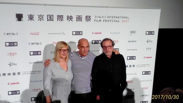 画像: 左より 製作者、主役、セミフ・カプランオール監督