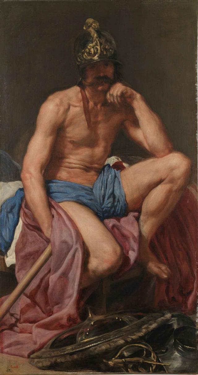画像: ディエゴ・ベラスケス《マルス》 1638年頃 マドリード、プラド美術館蔵 © Museo Nacional del Prado
