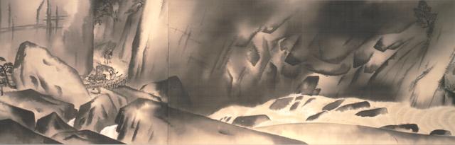 画像: 重要文化財「生々流転」(部分) 1923年、横山大観、東京国立近代美術館蔵、京都展は巻き替えあり