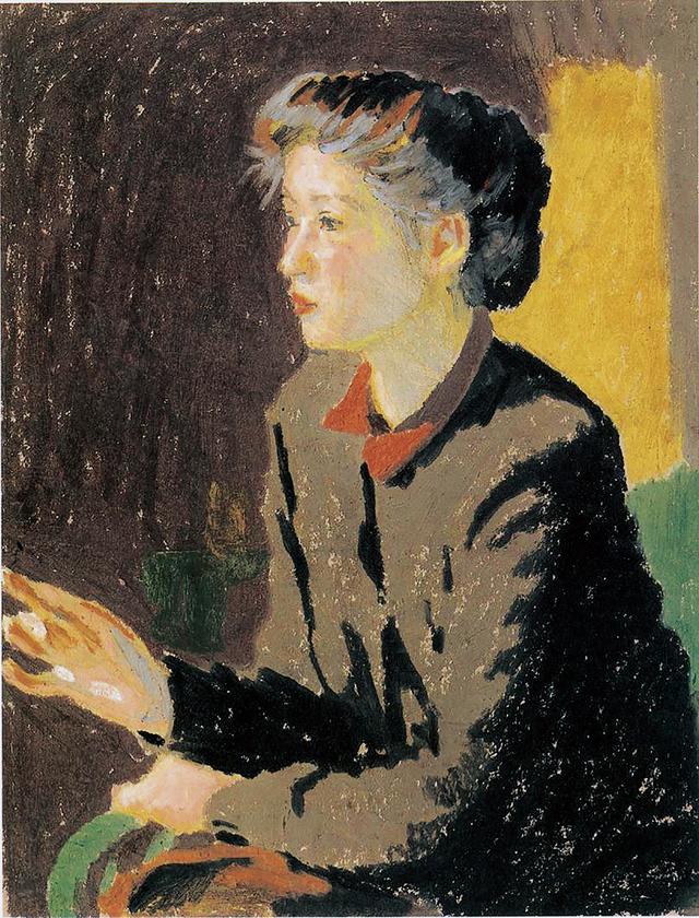 画像: 小磯良平《婦人像》1951年 40.0 × 31.4cm サクラアートミュージアム蔵
