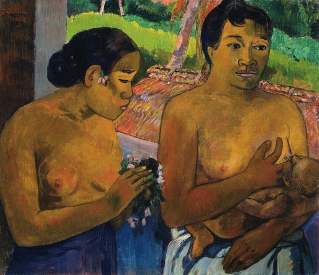 画像: ポール・ゴーギャン《贈りもの》 1902年 油彩、カンヴァス 68,5×78,5cm ©Foundation E.G. Bührle Collection, Zurich (Switzerland) Photo: SIK-ISEA, Zurich (J.-P. Kuhn)