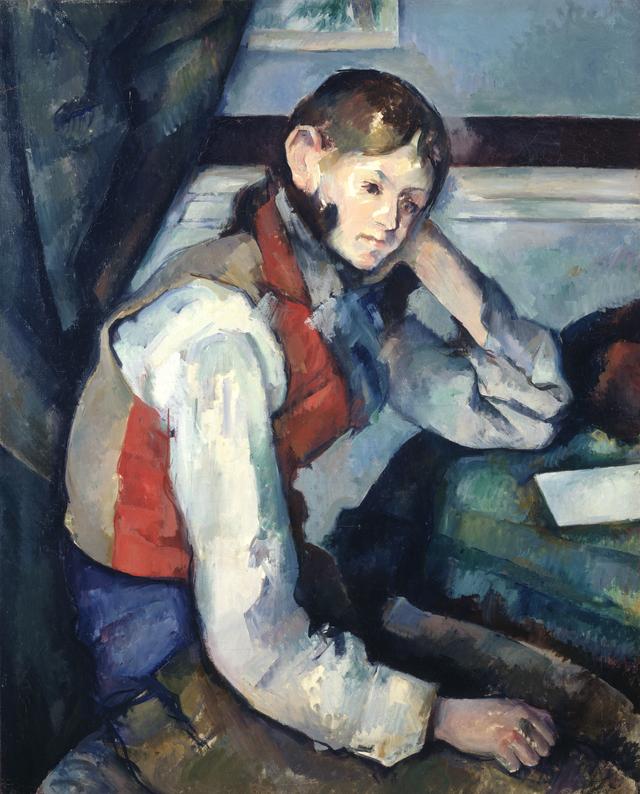 画像: ポール・セザンヌ《赤いチョッキの少年》 1888-90年 油彩、カンヴァス 79,5x64cm ©Foundation E.G. Bührle Collection, Zurich (Switzerland) Photo: SIK-ISEA, Zurich (J.-P. Kuhn)