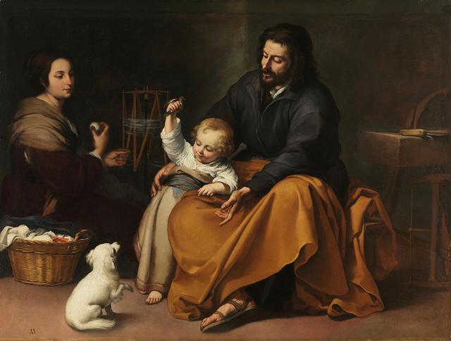 画像: バルトロメ・エステバン・ムリーリョ《 小鳥のいる聖家族》 1650 年頃 マドリード、プラド美術館蔵 © Museo Nacional del Prado