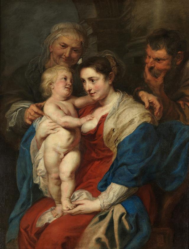 画像: ペーテル・パウル・ルーベンス《聖アンナのいる聖家族》 1630 年頃 マドリード、プラド美術館蔵 © Museo Nacional del Prado
