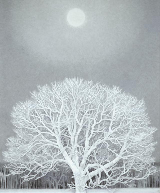 画像: 《冬華》東山魁夷 1964年 額装、紙本彩色 203.0×163.5cm 東京国立近代美術館蔵