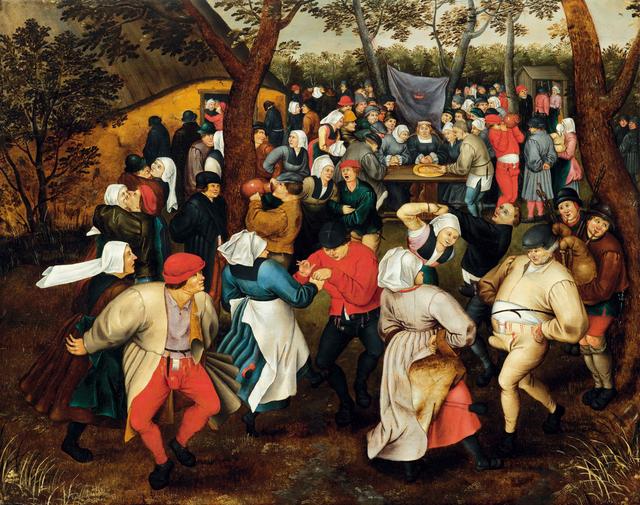 画像: ピーテル・ブリューゲル2世《野外での婚礼の踊り》 1610年頃 Private Collection