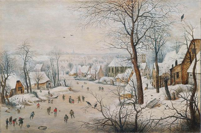 画像: ピーテル・ブリューゲル2世 《鳥罠》 1601年 Private Collection, Luxembourg