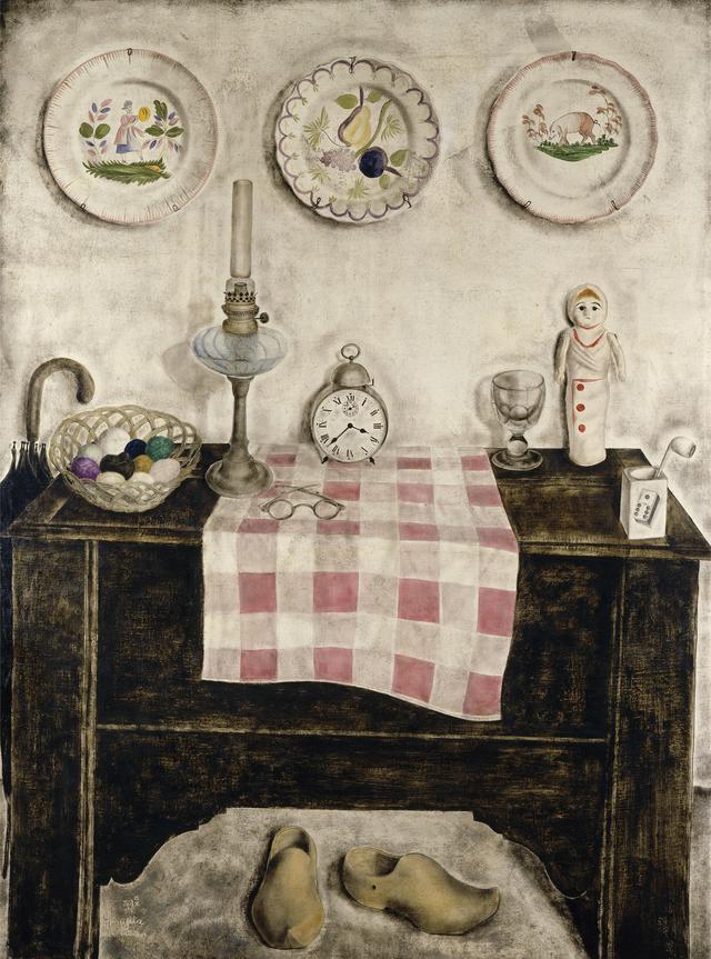 画像: 藤田嗣治《私の部屋、目覚まし時計のある静物》 1921年 油彩・カンヴァス ポンピドゥー・センター(フランス・パリ)蔵 Photo © Centre Pompidou, MNAM-CCI, Dist. RMN-Grand Palais / Jean-Claude Planchet / distributed by AMF © Fondation Foujita / ADAGP, Paris & JASPAR, Tokyo, 2017 E2833